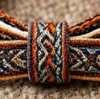 10pcs Earthy Geometric Embroidered Multi-Strand Bracelet