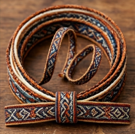 10pcs Earthy Geometric Embroidered Multi-Strand Bracelet