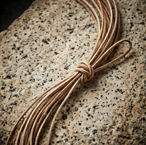 10pcs Natural Minimalist Multi-Strand Leather Cord Bracelet