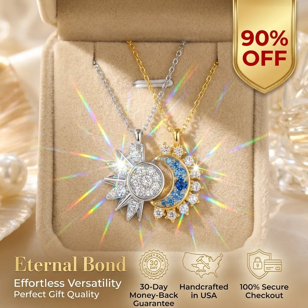 Sun & Moon Magnetic Friendship Necklace Set -Last Day Sale-90% OFF🔥