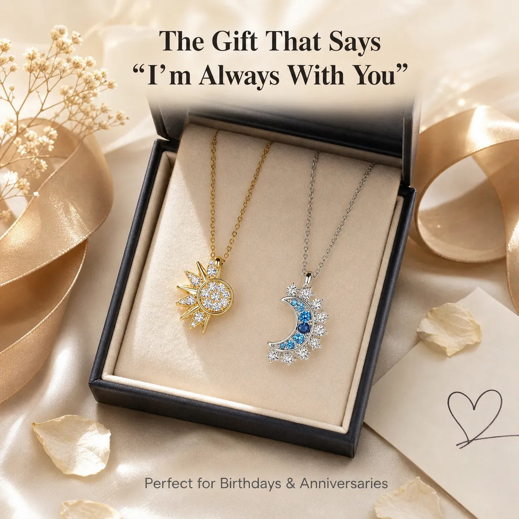 Sun & Moon Magnetic Friendship Necklace Set -Last Day Sale-90% OFF🔥